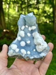 Thomsonite på blå kalcedon, AAA-kvalitet