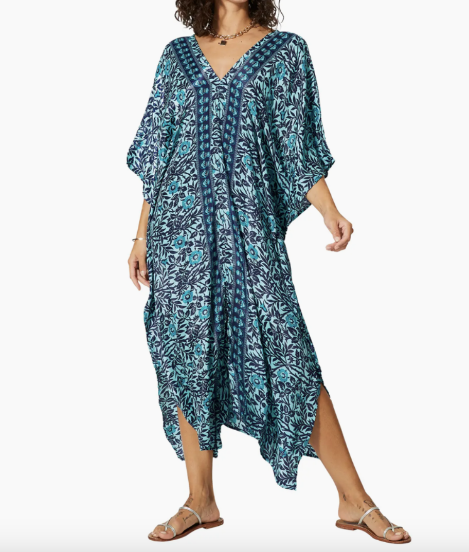 Kaftan (Blåmönstrad, Aller Simplement)