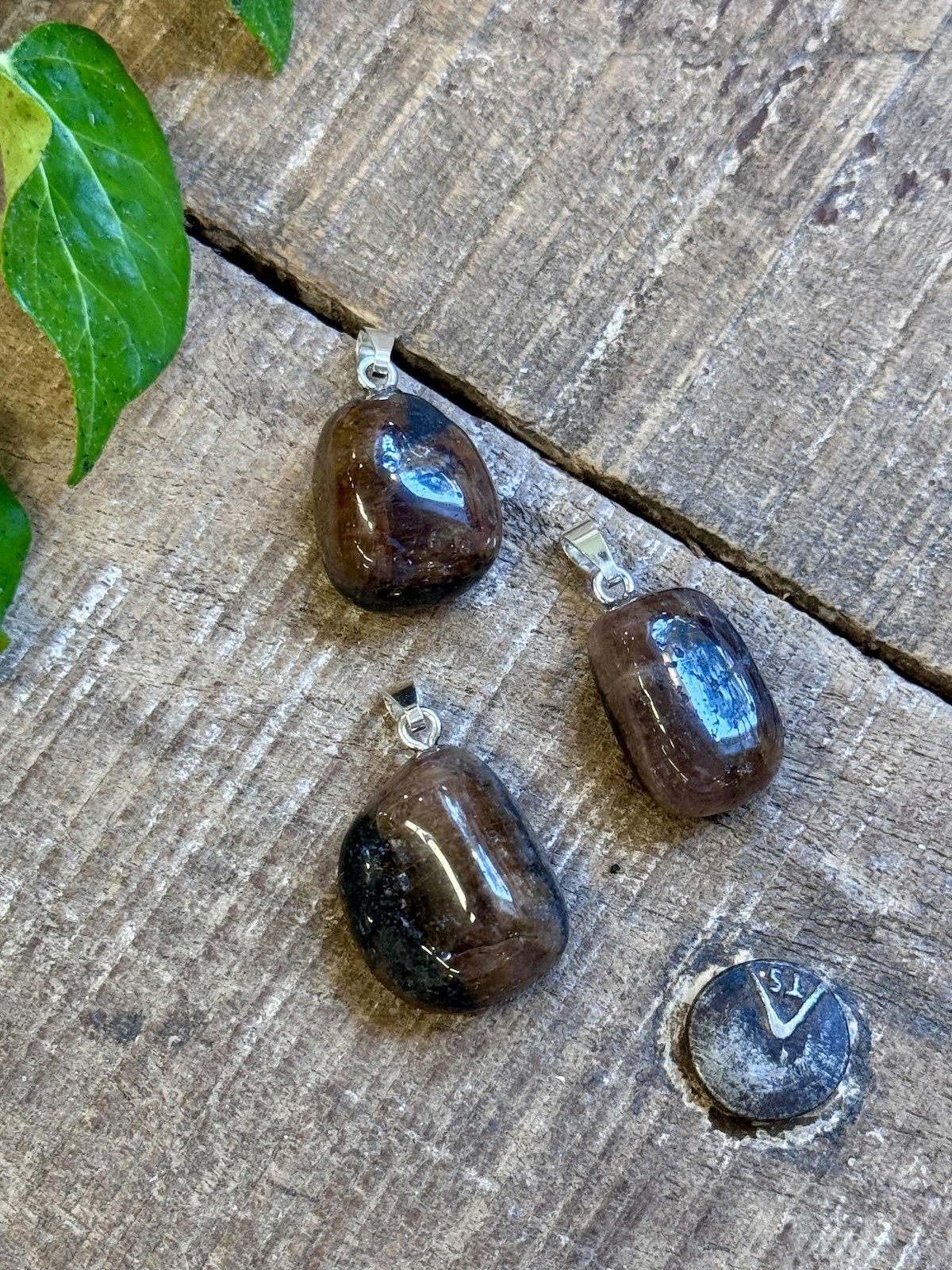 Hänge Chiastolit (925-silver)
