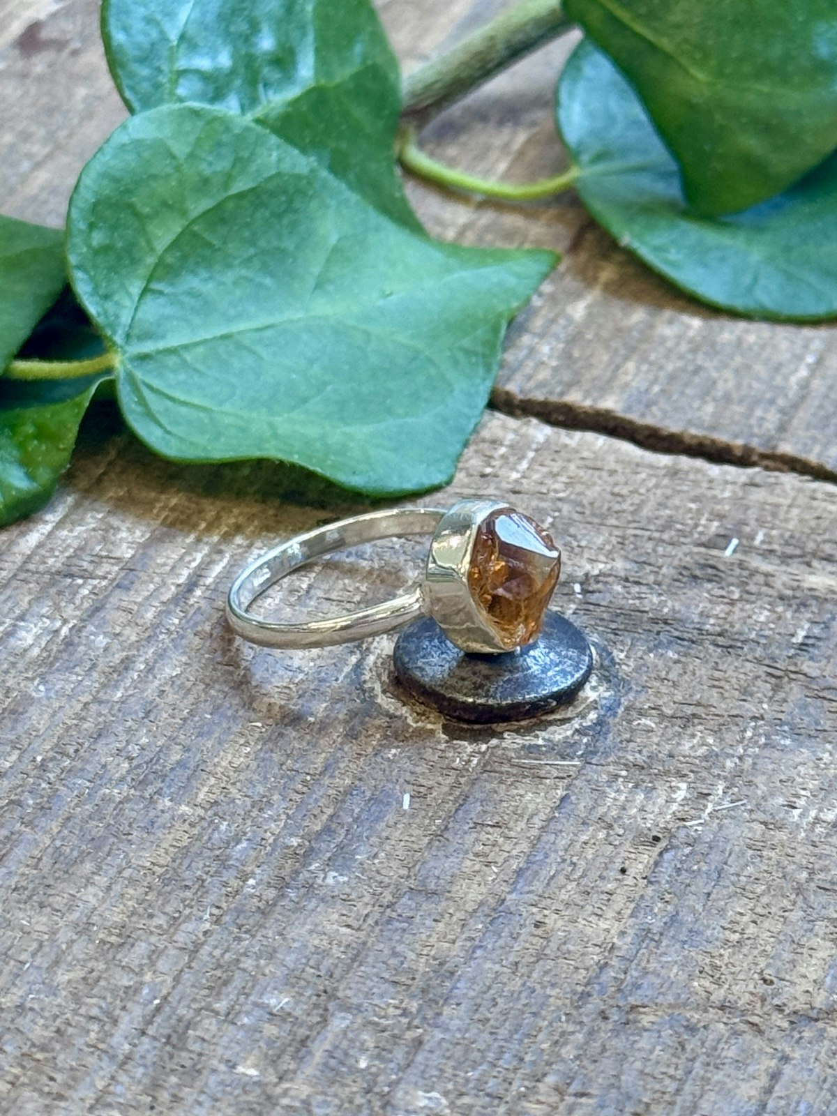 Silverring Citrin