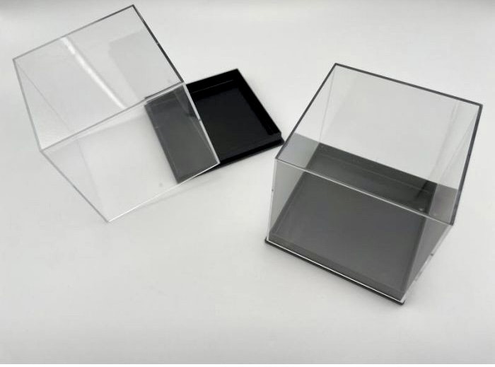 Displaybox Akryl 82 x 82 x 78 mm mm (Svart)