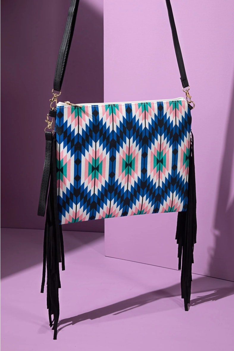 Aztec Crossbody-väska (Blå, Urbanista)