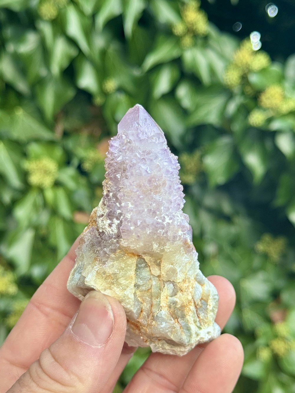 Kluster Andekvarts (Spirit quartz)
