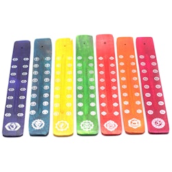 Rökelsehållare 7 Chakra (7 olika färger)