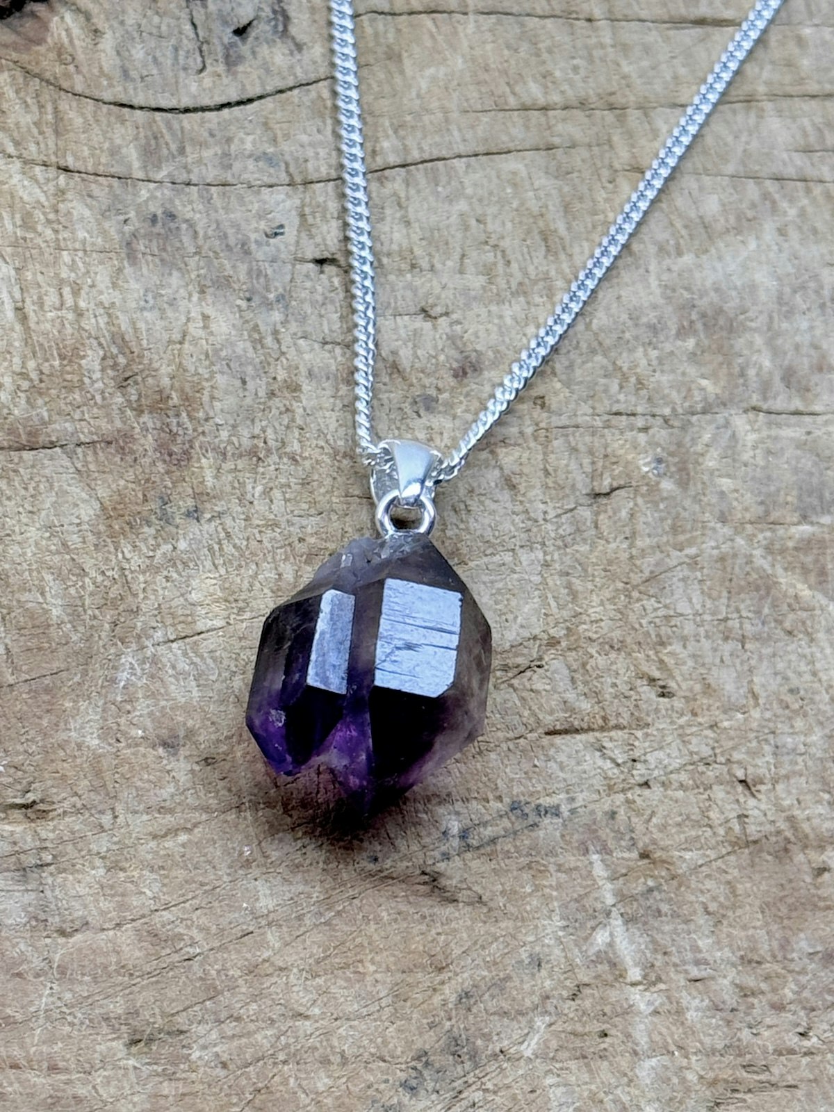 Kristallhänge Ametist Silver (Chiredzi)