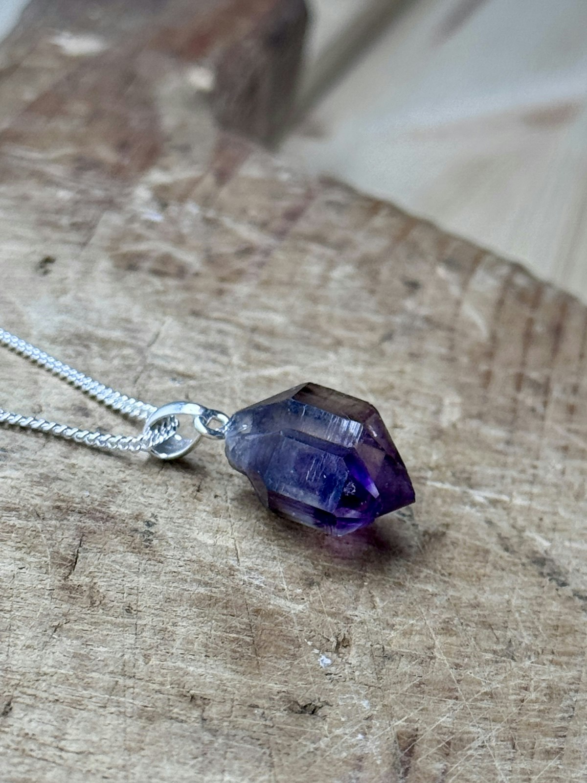 Kristallhänge Ametist Silver (Chiredzi)