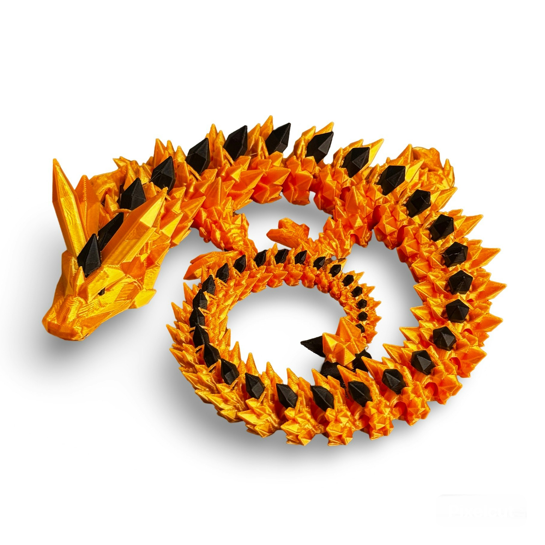 Crystal Dragon (Guld/Svart)