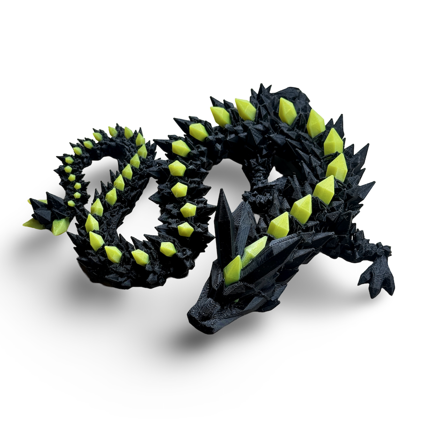 Crystal Dragon (Gul kalcit)