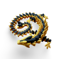 Gemstone Dragon (Golden Black)