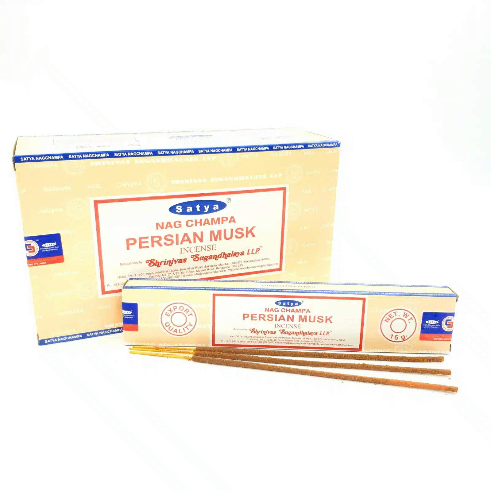 Rökelse Nag Champa Persian Mysk (Satya)