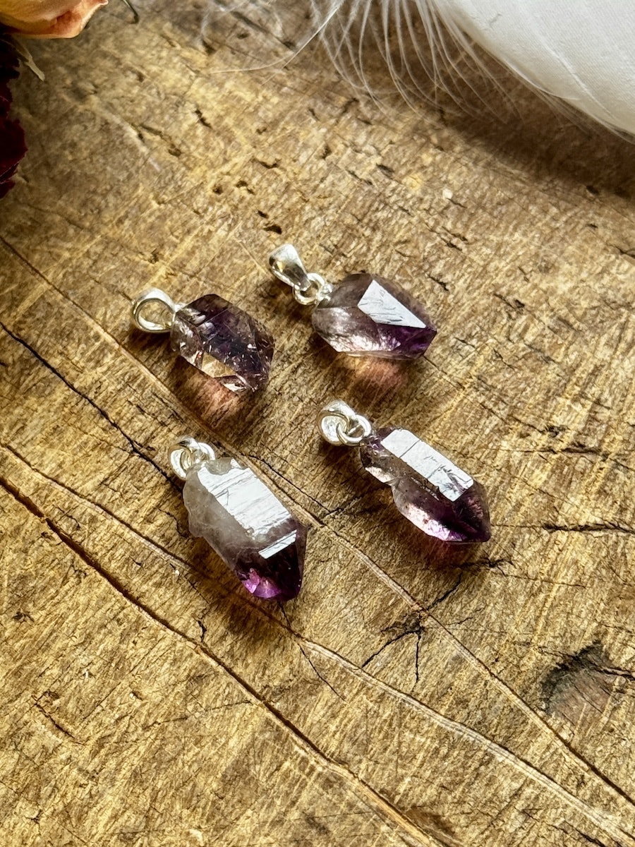 Kristallhänge Ametist Silver (Chiredzi)