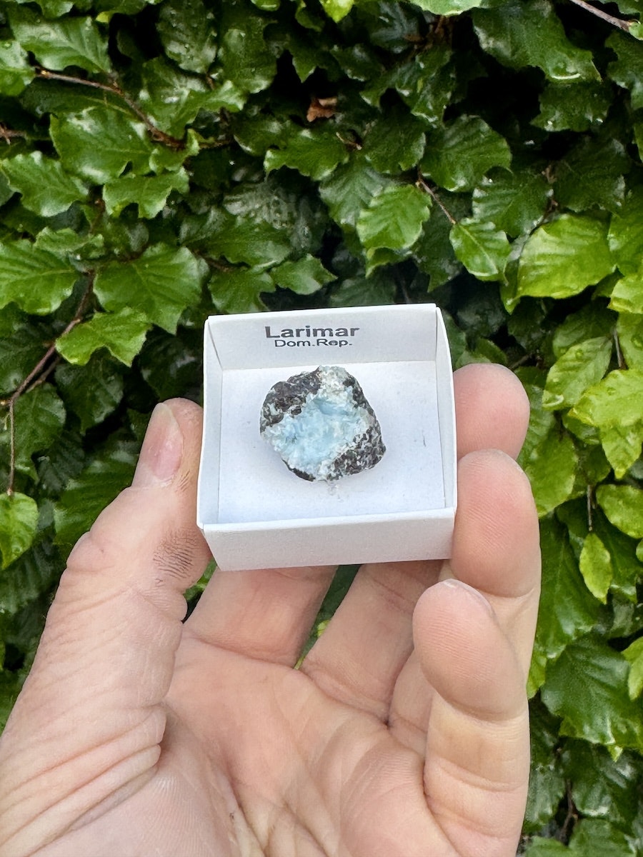 Larimar, rå AAA-kvalitet