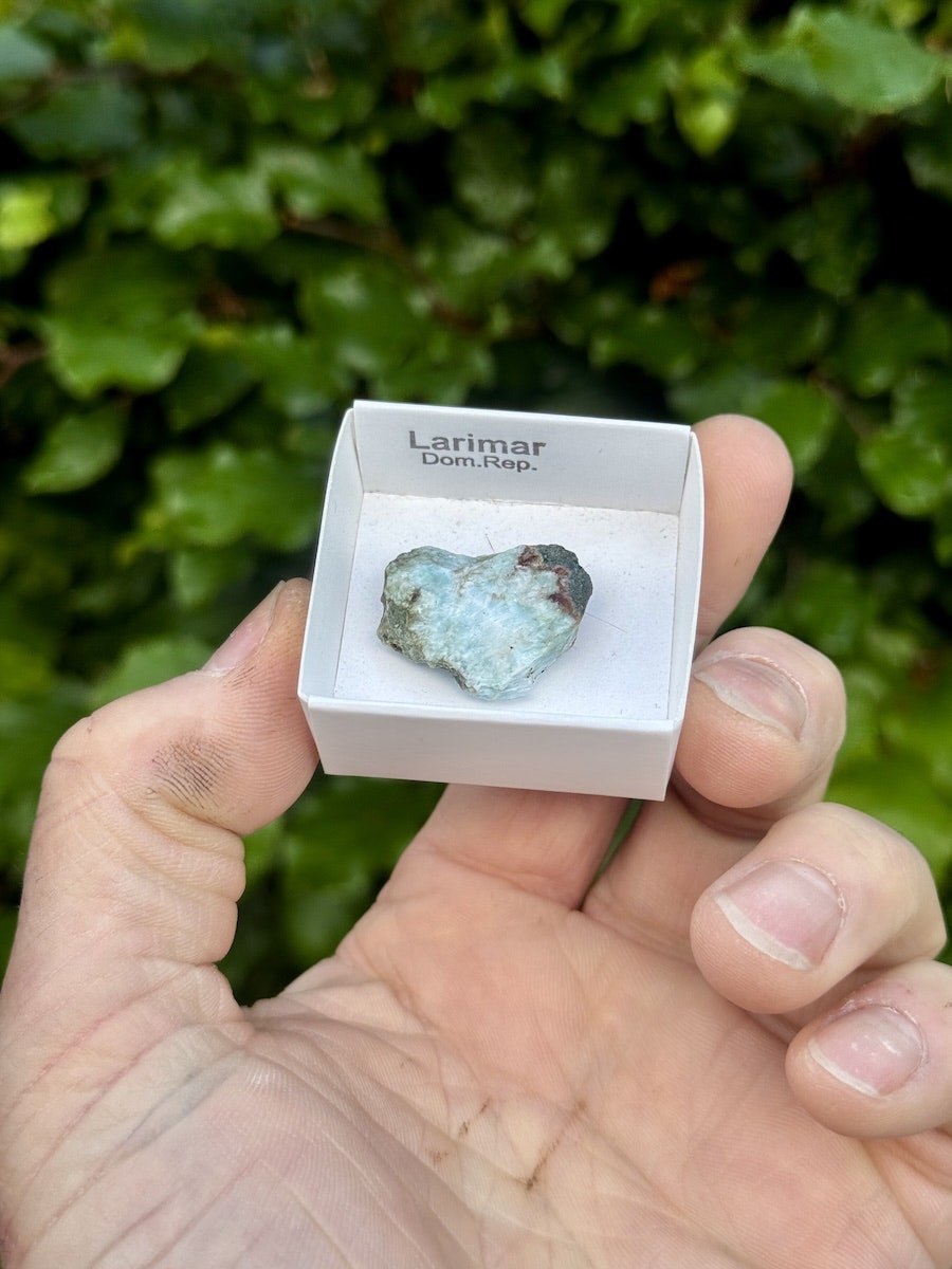 Larimar, rå AAA-kvalitet