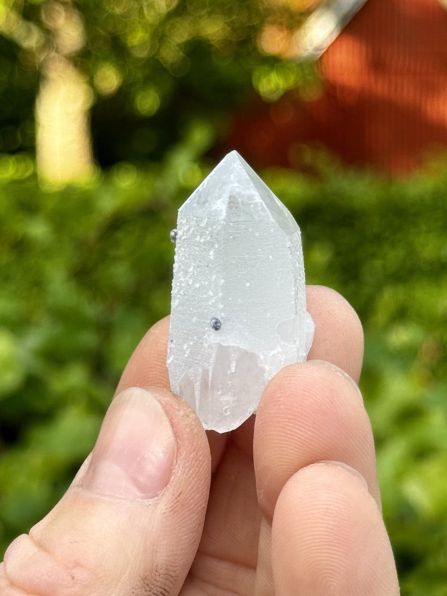 Sugar Quartz med Galenakristaller, AA-kvalitet