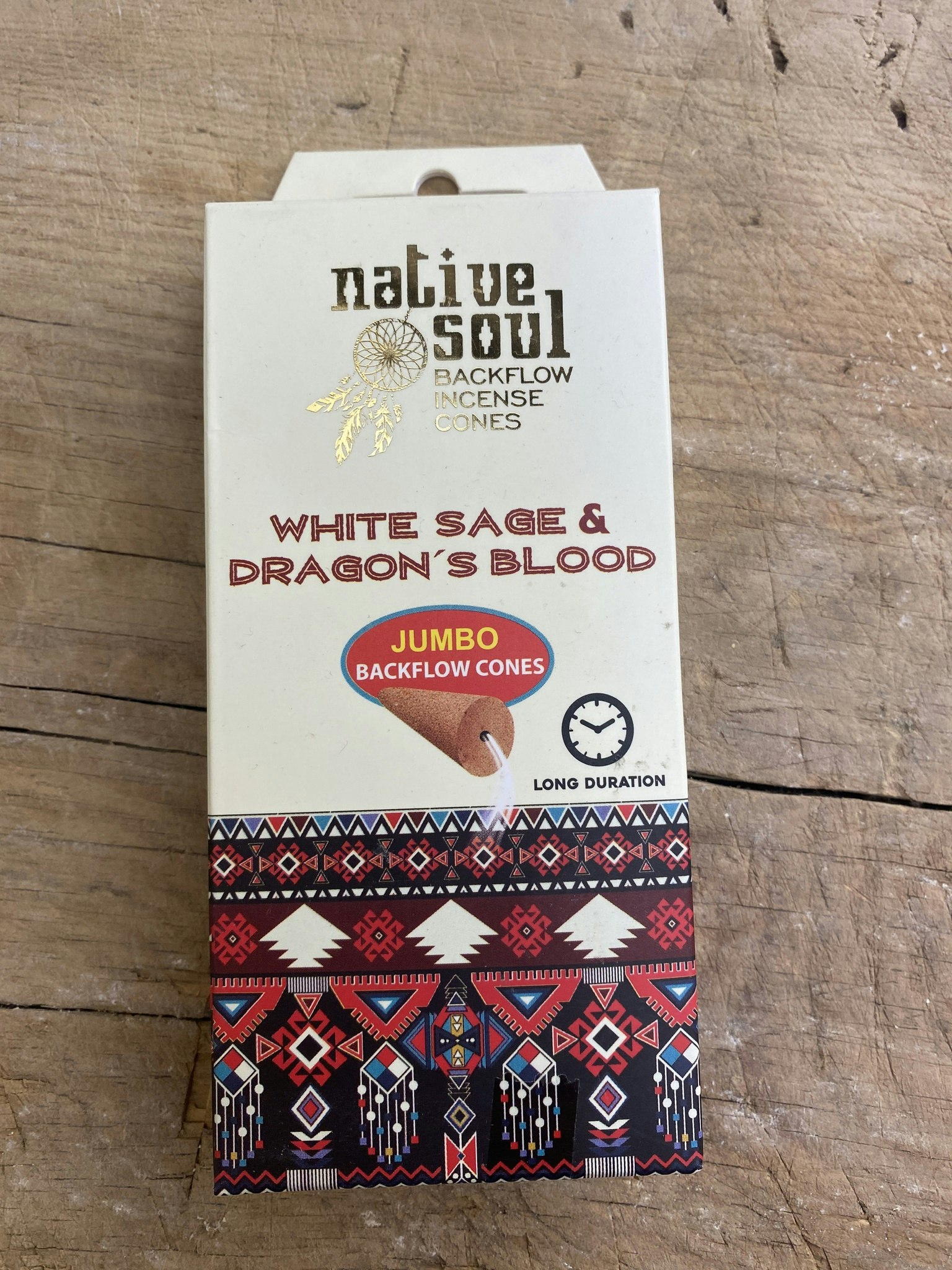 Backflow Rökelse White Sage & Dragons Blood (Native Soul)