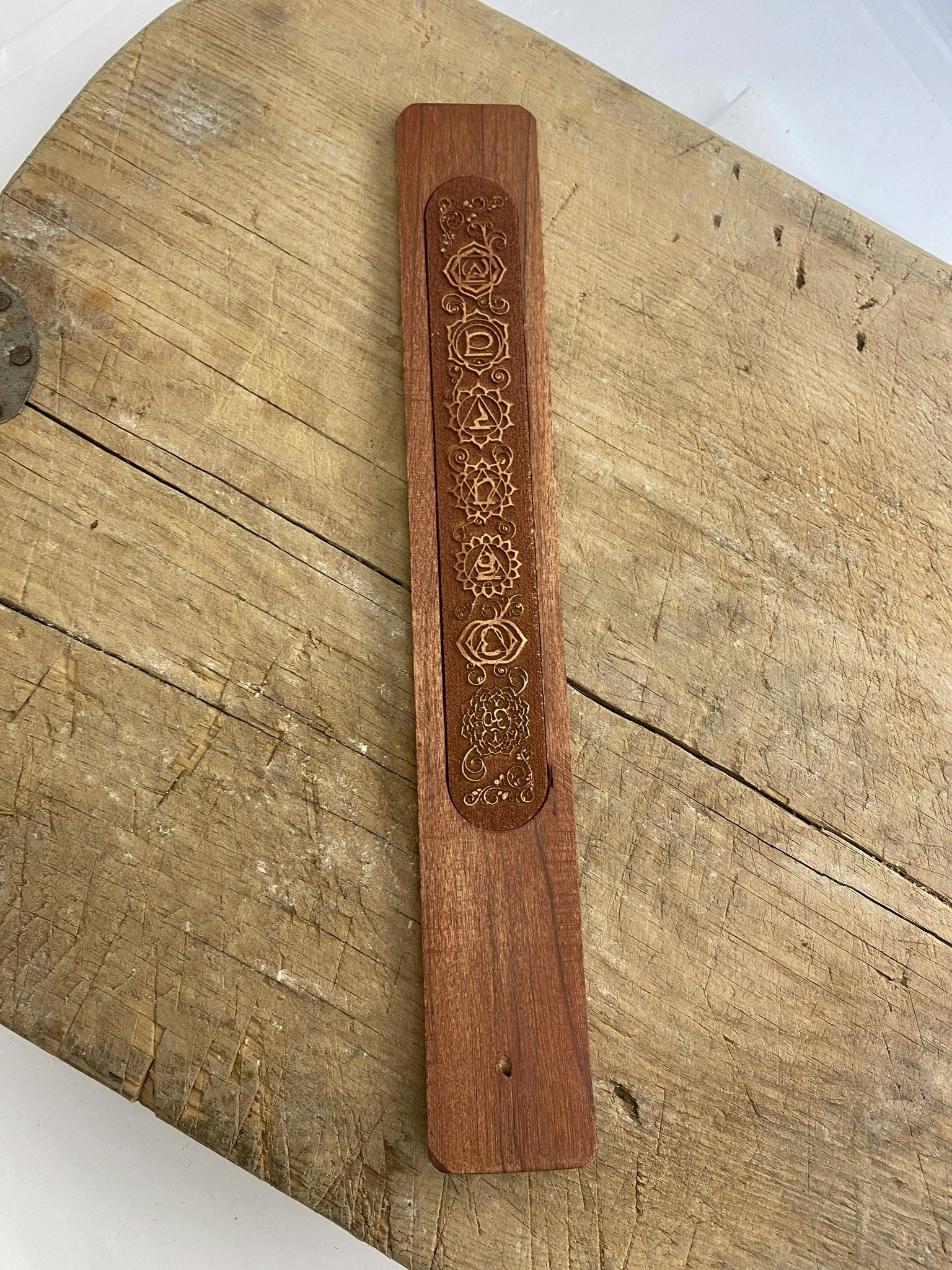 Rökelsehållare Chakra (Träfärgad)