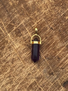Spetshänge ametist (18K Guld)