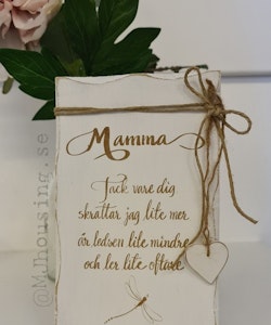 Trätavla MAMMA