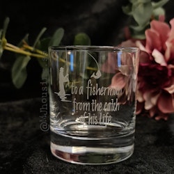 Graverat Whiskyglas