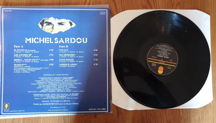 Michel Sardou, Il Etait La. Vinyl LP