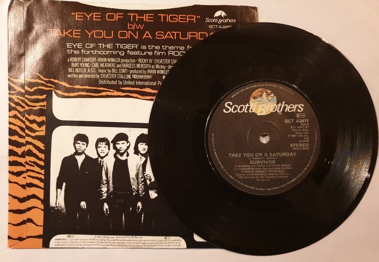 Survivor, Eye of the Tiger. Vinyl S