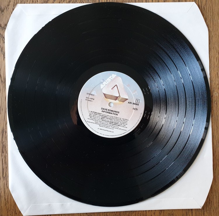 Dave Edmunds, Information. Vinyl LP