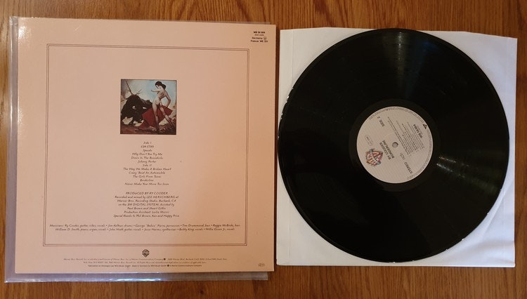 Ry Cooder, Borderline. Vinyl LP
