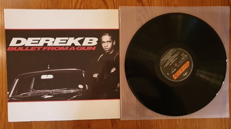 Derek B, Bullet From a gun. Vinyl LP