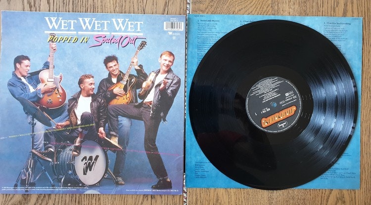 Wet Wet Wet, Popped in souled out. Vinyl LP