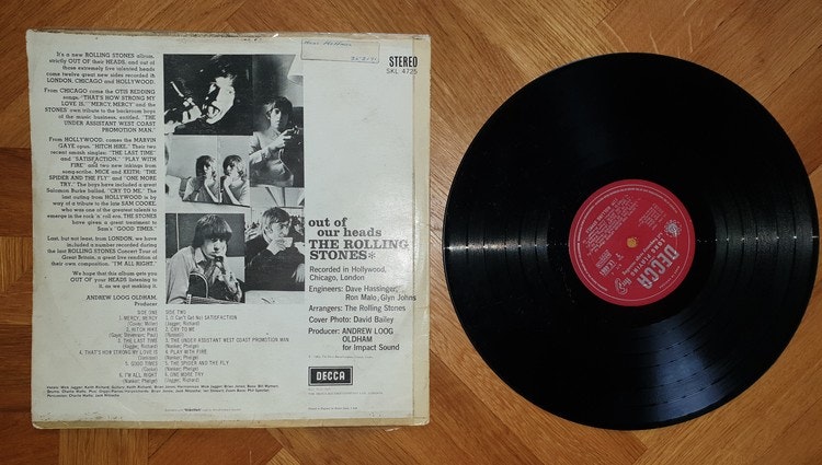 The Rolling Stones, No. 2 (Wrong sleeve). Vinyl LP