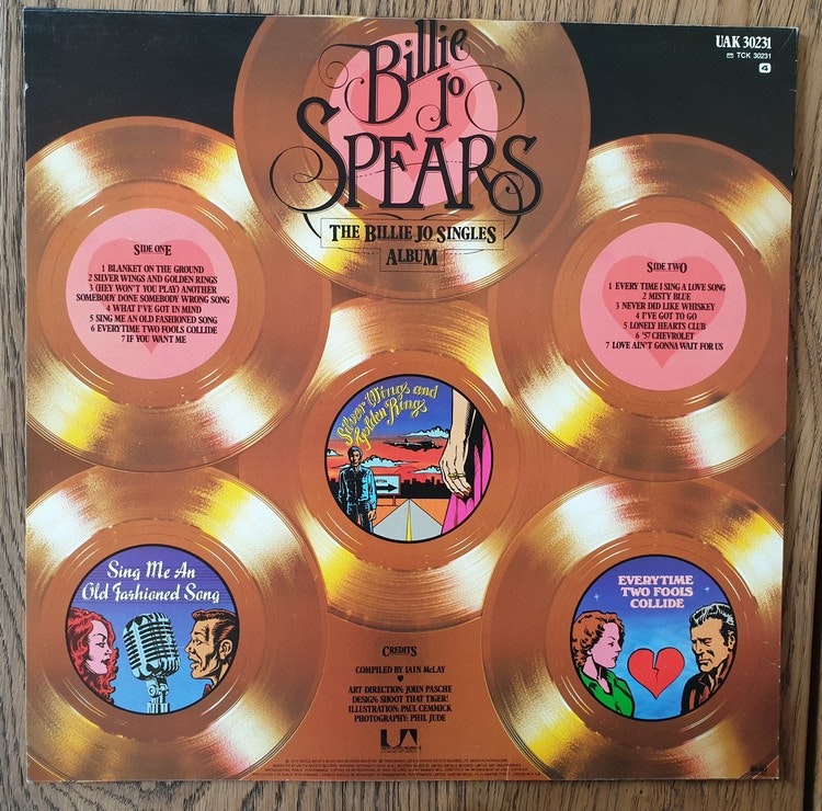Billie Jo Spears, The Billie Jo singles. Vinyl LP