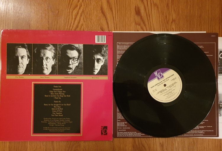 Elvis Costello and the Attractions, Blood & Chocolate. Vinyl LP