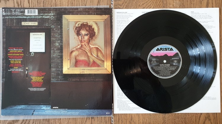 Aretha Franklin, Whos zoomin who. Vinyl LP