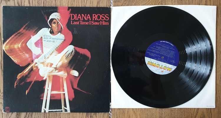 Diana Ross, Last time I saw him. Vinyl LP