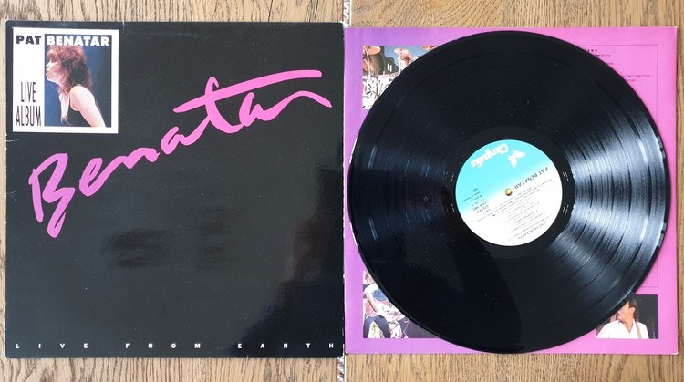 Pat Benatar, Live from earth. Vinyl LP