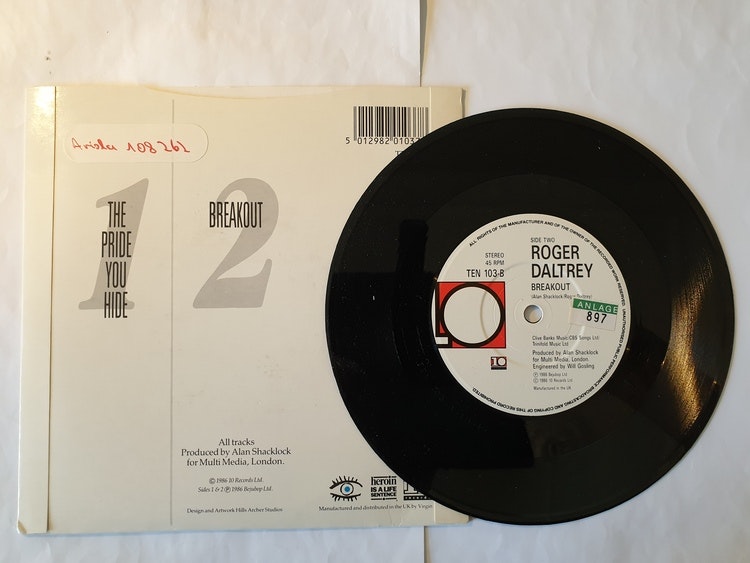 Roger Daltrey, The pride you hide. Vinyl S