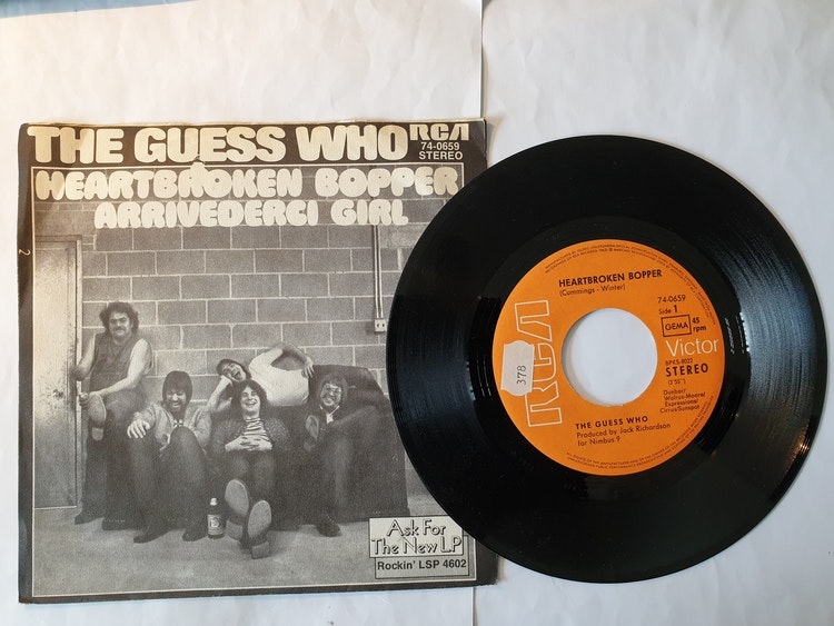 The Guess Who, Heartbroken Bopper. Vinyl S