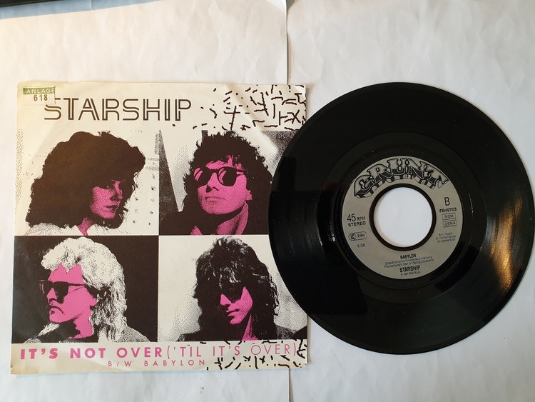 Starship, Its not over . Vinyl S