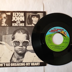 Elton John, Dont go breaking my heart. Vinyl S