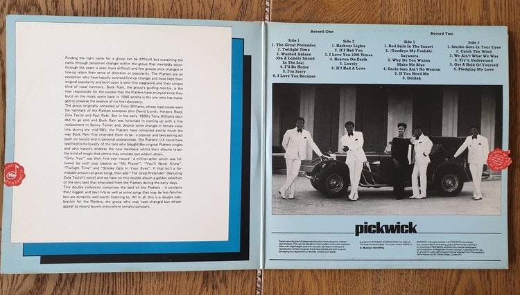 The Platters, The Platters Collection . Vinyl 2LP