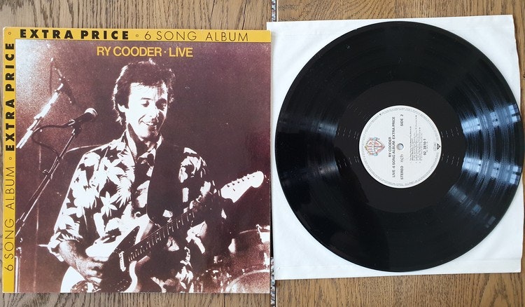 Ry Cooder, Live. Vinyl LP