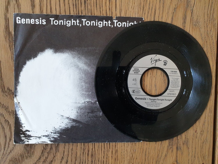Genesis, Tonight, tonight, tonight. Vinyl S