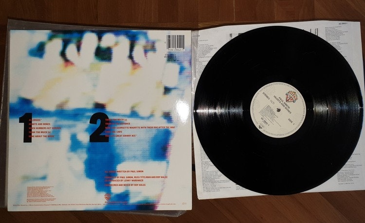 Paul Simon, Hearts and bones. Vinyl LP