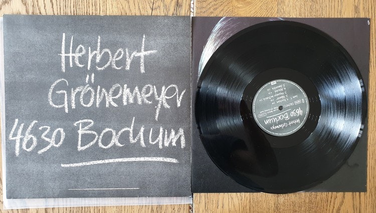 Herbert Grönemeyer, 4630 Bochum. Vinyl LP