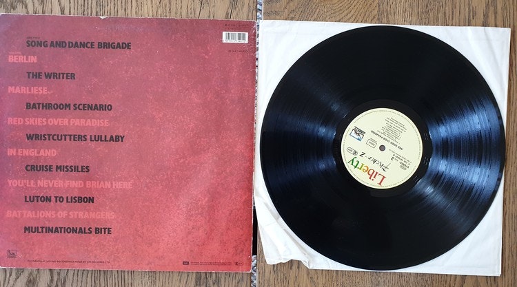 Fischer-Z, Red skies over paradise. Vinyl LP