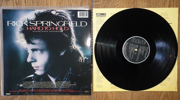 Rick Springfield, Hard to hold. Vinyl LP