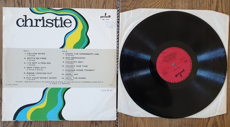 Christie, Christie. Vinyl LP