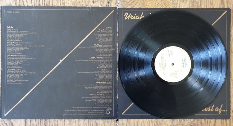 Uriah Heep, The best of. Vinyl LP