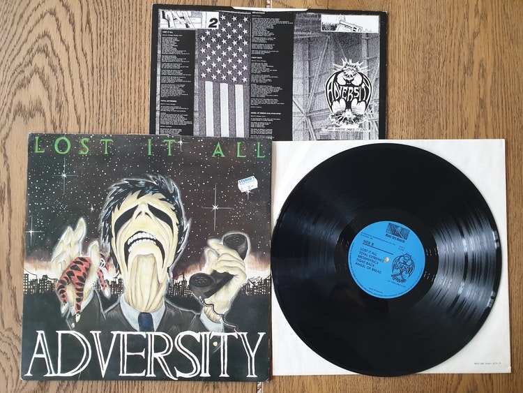Adversity, Lost it all. Vinyl LP