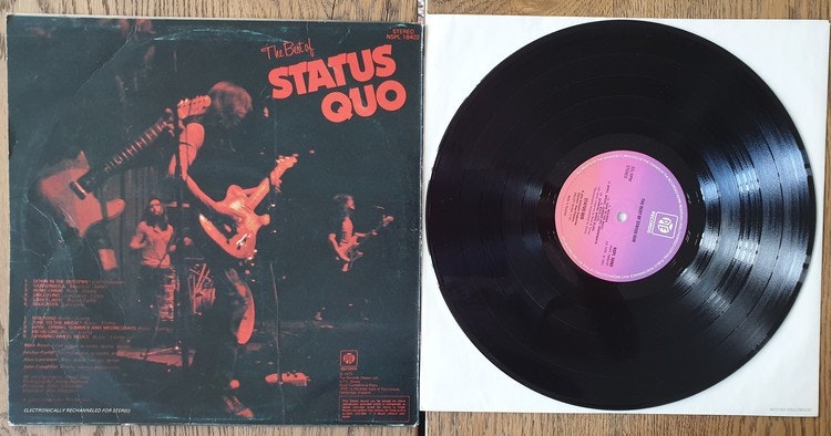 Status Quo, The best of. Vinyl LP